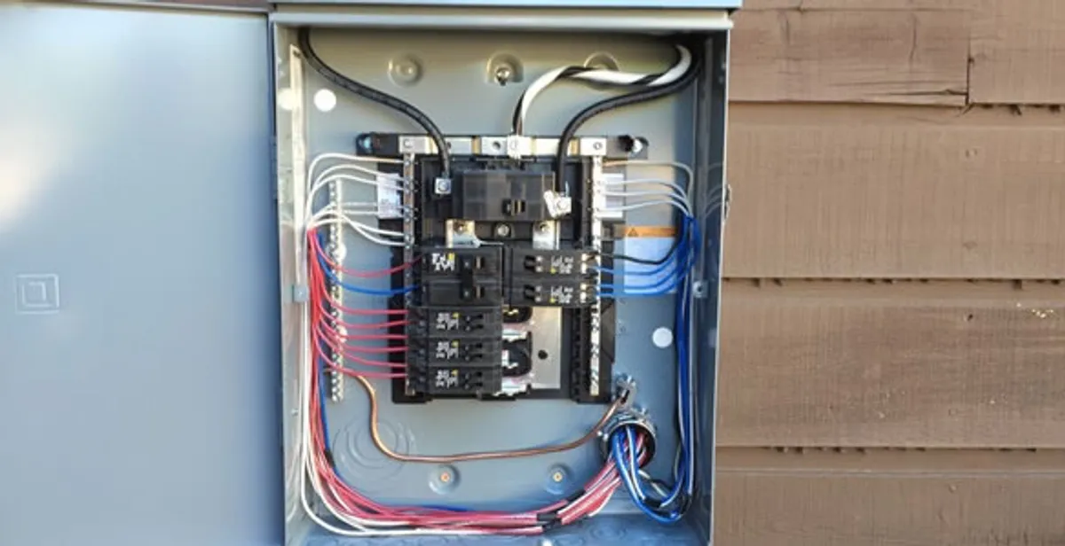 electrical panel upgrade service featuring newly installed electrical panel wired by licensed electricians in Albany, NY
